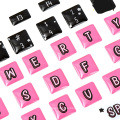 Venta al por mayor Puffy Laptop Skins para imprimir teclado pegatina